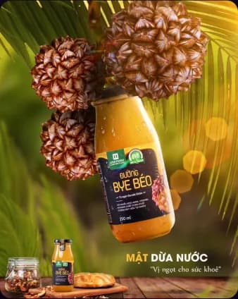 Poster quảng cáo đồ uống dứa và món ăn Việt Nam